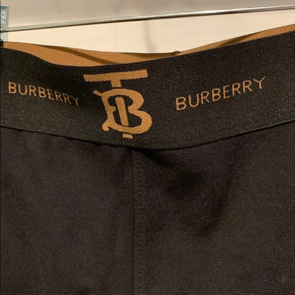 Burberry London England TB logo leggings.